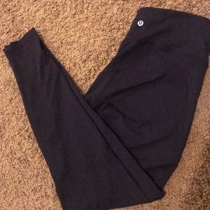 Black Lululemon full length leggings 28” inseam